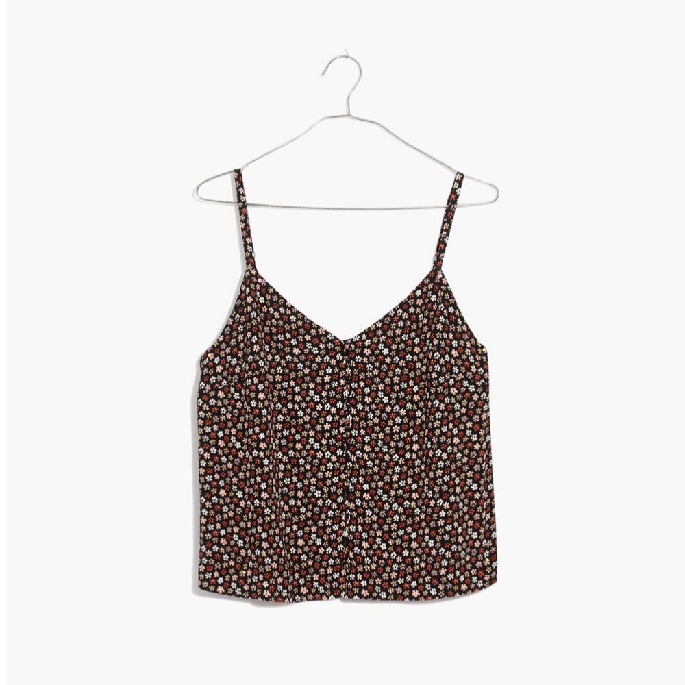 NWT Madewell Button-Down Cami in Petite Blooms